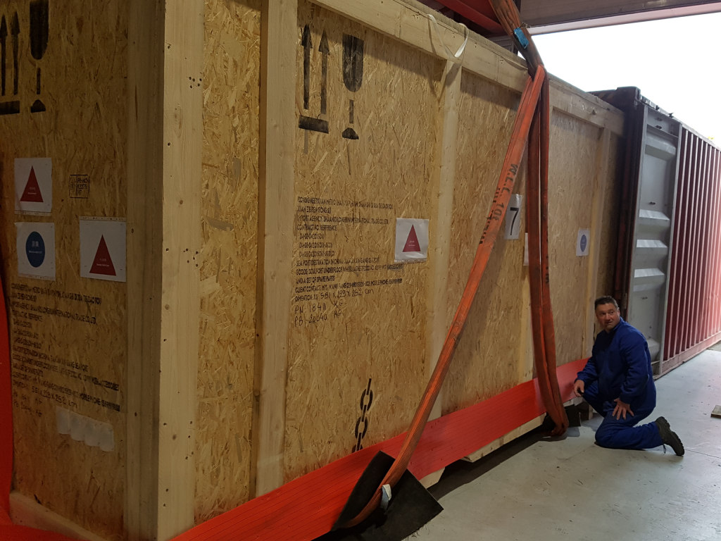 Containers et arrimage